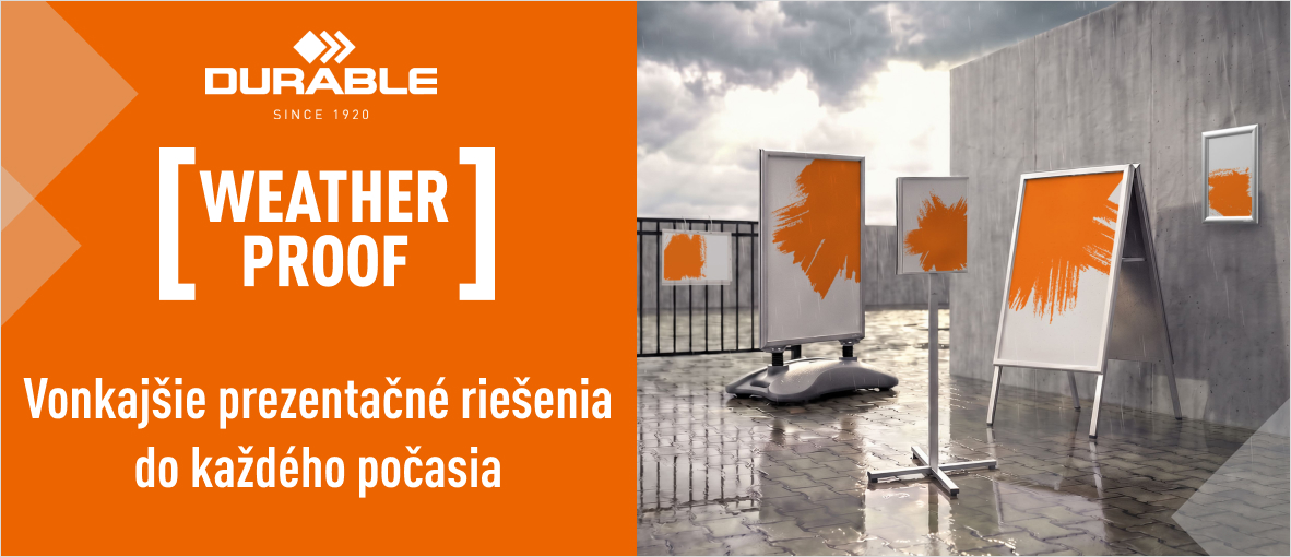 Durable prezentačné produkty , outdoor