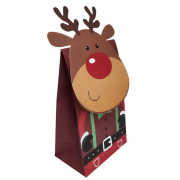 Vianočná papierová darčeková krabička na sladkosti 270x130mm Sob 2 ks