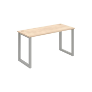 Pracovný stôl UNI O, 140x75,5x60 cm, agát/sivá