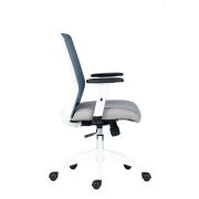 Kancelárska stolička Novello White sivá