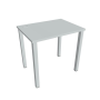 Pracovný stôl Uni, 80x75,5x60 cm, sivá/sivá
