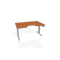 Pracovný stôl Motion Ergo, PO, 2S, 180x70,5-120,5x90 cm, čerešňa/sivá