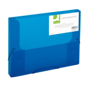 Plastový box s gumičkou Q-CONNECT modrý