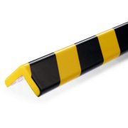 Ochrana rohov profilC35, žlto-čierna