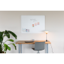 Tabuľa GLASSBOARD matná oblé rohy 100x150, šedá