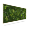 Machový obraz RASTLINY Mesia, 100x50cm, drevený čierny rám