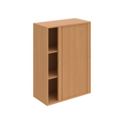 Policová skriňa Drive, 80x111x40 cm, buk/buk, zámok