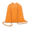 Bavlnený sťahovací vak 100gr/m² 41x37 cm oranžový
