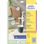 Etikety univerzálne kruhové 10mm Avery A4 10 hárkov