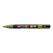 Popisovač uni POSCA PC-3M khaki zelený
