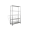 Policový regál s 5 kovovými policami, základný modul, š.106 x h.43 x v.200 cm