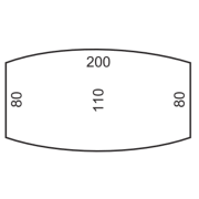 Rokovací stôl Gate, 200x75,5x110 cm, jelša/sivá