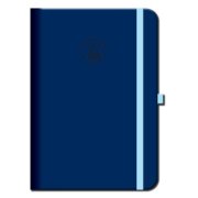 Diár denný A5 FLORENCIA modrý s gumičkou 2026