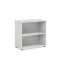 Policová skriňa BASIC, otvorená, 80x40x76,5cm, biela