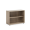 Policová skriňa BASIC, otvorená, 100x40x75,3cm, dub Sonoma