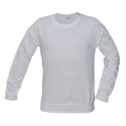 Mikina UNI TOURS biela veľ. XL