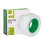 Lepiaca páska Q-CONNECT neviditeľná, popisovateľná, 19 mm x 33m