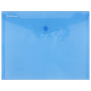 Plastový obal C5 s cvočkom DONAU modrý