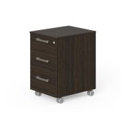 Kontajner mobilný 3 zásuvky Lenza Wels, 40,8x63,3x50,4cm, wenge