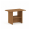Konferenčný stôl BASIC, 80x60x54,7cm, orech Dijon