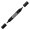Permanentný popisovač Centropen 1666 double čierny