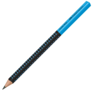 Ceruzka Grip Jumbo/HB Two Tone čierna/modrá 12ks